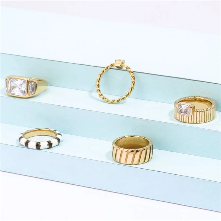 stainless steel gold plated jewelry wholesale