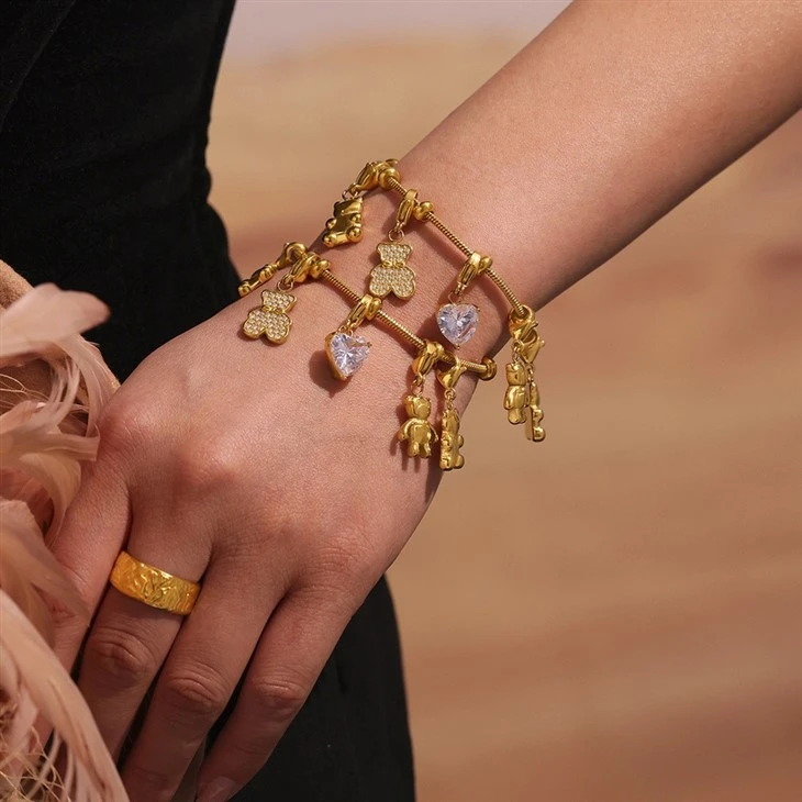 Bear Charm Bracelet