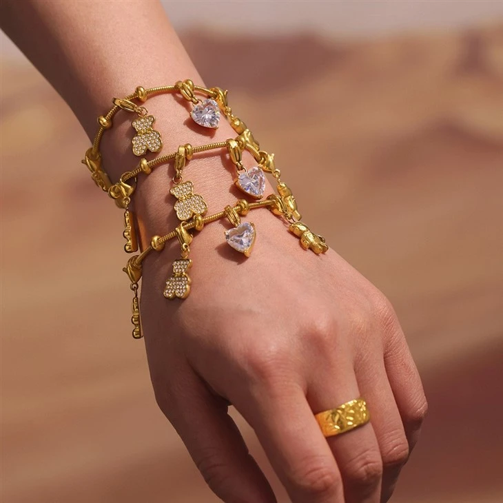Bear Charm Bracelet