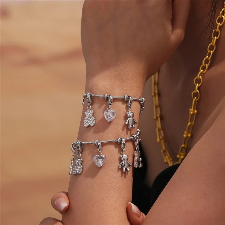 Bear Charm Bracelet