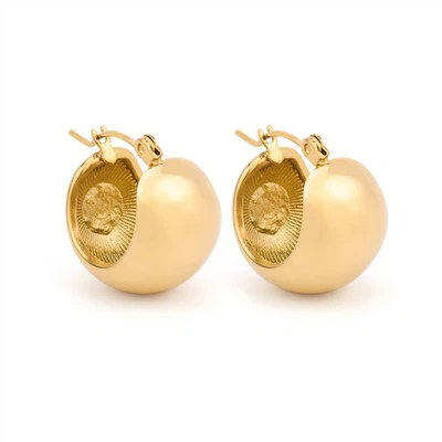 Boucles d'oreilles créoles audacieuses en forme de C