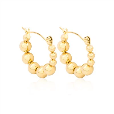 Cerceaux de perles d’or