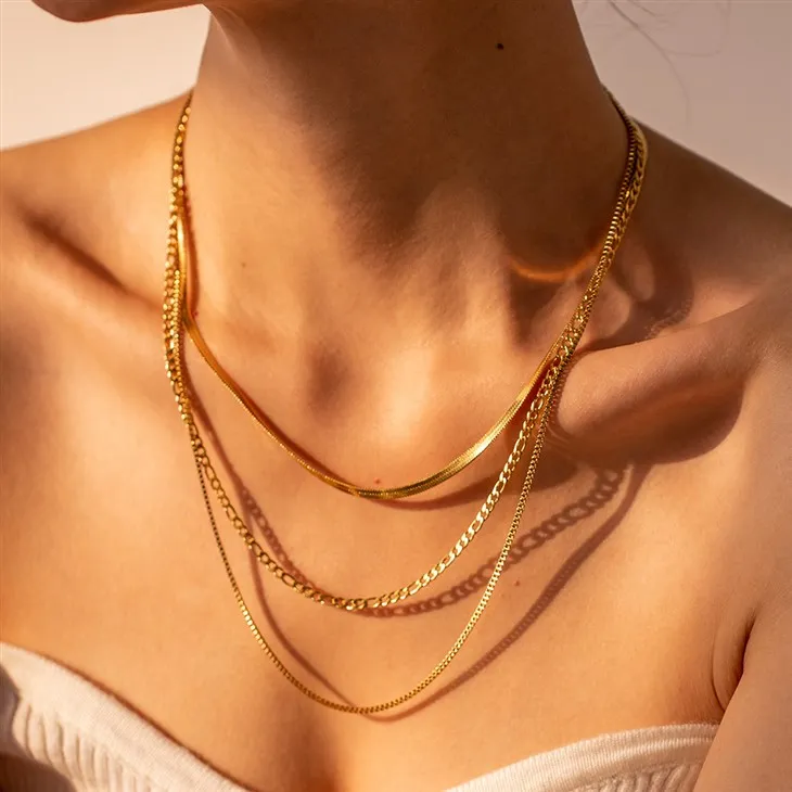 3 Layer Chain Necklace