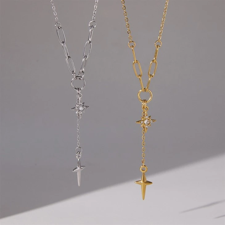 Delicate Star Pendant Chain high quality