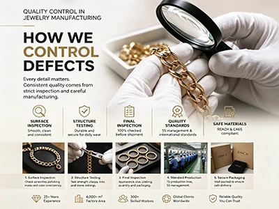 Contrôle qualité dans la fabrication de bijoux : comment nous contrôlons les ...