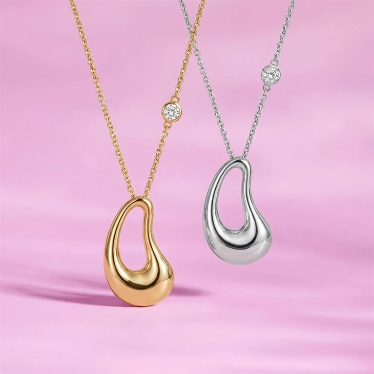 Organic Teardrop Pendant Necklace best
