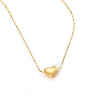 Collier chaîne cœur délicat