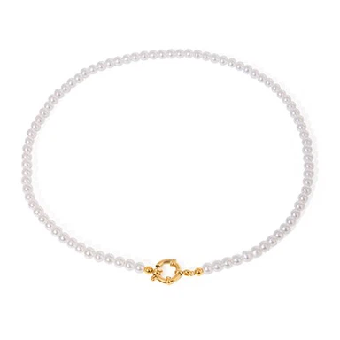 Collier de charme de chaîne de perles