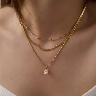 Collier couche de larme